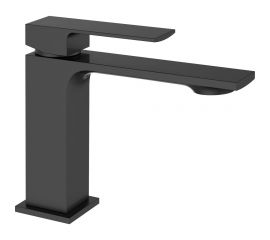 Смеситель для раковины Orange Lutz черный M04-021b 