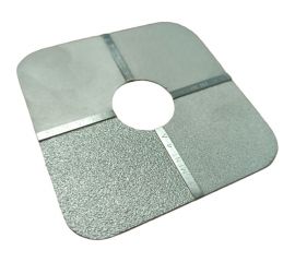 Эталон шероховатости RUBERT & Со. ISO 8503 ч.1,2, с поверхностью Grit (песок), 25, 60, 100, 150 мкм G018 