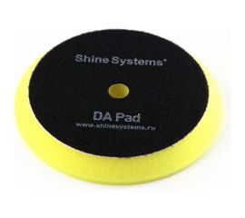 Полировальный круг антиголограммный DA Foam Pad Yellow 130 мм, желтый Shine systems SS560 