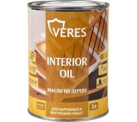 Масло для дерева VERES interior oil, 1 л, бесцветное 255500 