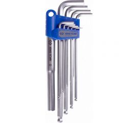 Набор Г-образных шестигранников KING TONY 1,5-10 мм, длинные 20109MRU 