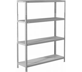 Стеллаж ООО ФУРАМА СТФЛ 1500x1000x700 мм, 4 полки, серый СТФЛ151070-4 