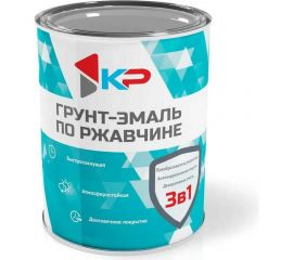 Грунт-эмаль 3в1 КР черная 0,9 кг 4610044291621 