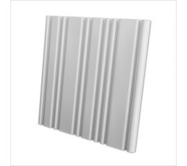 Стеновая панель 3D Artpole STEP (гипсовые; белые; 600x600 мм; 1 шт.; 0,36 кв.м) M-0080 