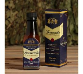 Ароматизатор во флаконе виски Банная забава Богатства и здоровья, пихта, лимон, мята 5179762 