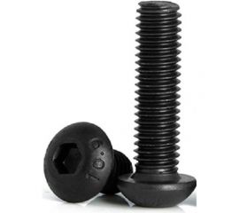 Винт Море-Метизов ISO 7380, класс прочности 10.9, оксид, M6x40 мм, 50 шт. VINT738064050M 