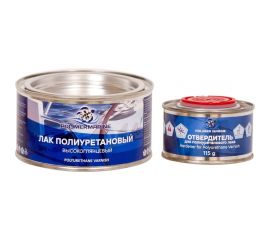 Лак полиуретановый двухкомпонентный 2К высокоглянцевый POLIMER MARINE 0.5 кг ЛПД05 