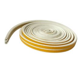 Самоклеящийся уплотнитель СХТ D-профиль, белый, 10 м СХ0054 