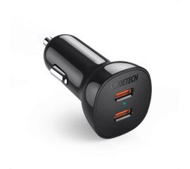 Автомобильное зарядное устройство Choetech 40 Вт, Dual USB C TC0008-V2-BK 