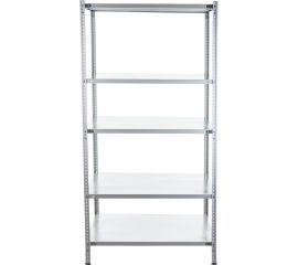 Стеллаж ООО ФУРАМА СТФЛ 2000x1000x700 мм, 5 полок, серый СТФЛ201070-5 