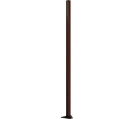 Столб Grand Line 62x55x2065 мм, на треугольном фланце, коричневый RAL 8017, 4 отверстия 2.03 190945 