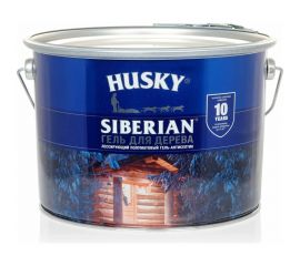 Гель-антисептик для дерева HUSKY SIBERIAN полуматовый тик 9 л 25307 
