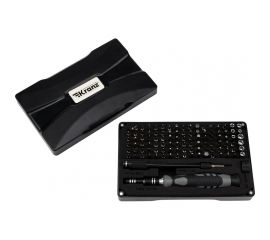 Отвертка с битами для точных работ KRANZ RA-05 CR-V, 106 предметов KR-12-4755 