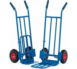 Двухколесная ручная тележка с откидной платформой МосТележка 650x1250 ТДОП3-2 