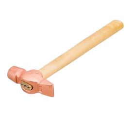 Молоток с круглым бойком и деревянной рукояткой Partex омедненный НФ-00000301 