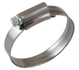 Червячный хомут CNIC 80-100/12.7 мм, W4 нержавеющая сталь, усиленный BS5315 67-2D80100 52574 