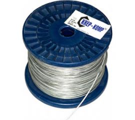 Трос в оплётке ПВХ КРЕП-КОМП 5мм/6мм 250м тп56 