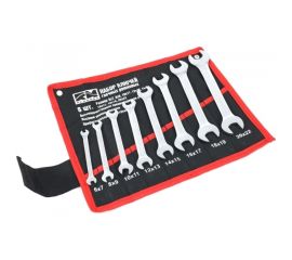 Набор рожковых ключей REDMARK 6x7-20x22 мм, холодный штамп, CR-V, сумка, 8 шт. RM3240322 