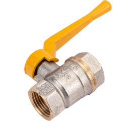 Шаровой кран БАЗ 11Б27п Ду15 А10 газ вр/вр рычаг никель PN40 БАЗ.А10.0.15.40.Н 