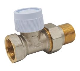 Терморегулирующий клапан для радиатора Rvc Compact 3/4 прямой без термоголовки 11672 