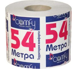 Туалетная бумага Сomfy "54 метра" 1-сл. 1 рул./вл.48 1-2507 