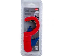 Труборез для канализационных пластиковых труб DP50 32/40/50 мм, толщина max 2.4 мм, длина 202 мм, BK Knipex KN-902301BK 