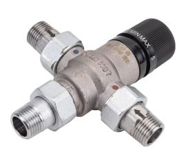 Термосмеситель с обрат.клапанами, 1/2"", американки FAR FA 3956 12VR 