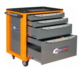 Инструментальная тележка Toollbox серии standart TBS-4 RAL 2008 