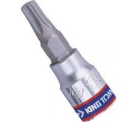 Головка-бита торцевая 1/4"", TORX с отверстием, T27Н, L=37 мм KING TONY 203727 