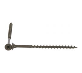 Саморез Качественный Крепеж 4,2х70 потай, крупная резьба, оксид 360 шт 1000375 КЧ 