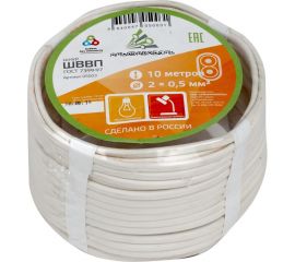 Провод ШВВП АЛЬФАКАБЕЛЬ 2х0,5 мм ГОСТ 10 м 05003 