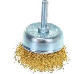 Щетка-крацовка со стержнем чашка 50 мм VOREL 06987 
