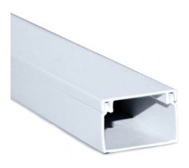 Кабель-канал Э-Пласт белый 2-й замок в п/э 40x16 2м 350381N 