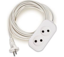 Удлинитель шнур МПП УДЛИНИТЕЛЬ У-2-10 ПВС, 2х1,0, 2гнезда, 10м, без заземления 999000000003001 