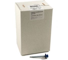 Кровельный саморез, синий Крепежная техника 5,5х19 RAL 5005 300шт 420386 БК 