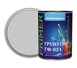 Грунтовка Простокрашено! ГФ-021 серая, 1 кг 66556 