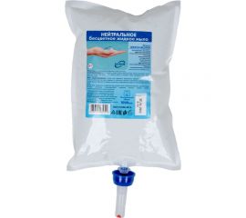 Жидкое мыло Keman "нейтральное бесцветное" картридж 1000 мл для диспенсера S1 100024-бц1000 25066 