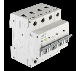 Автоматический выключатель Sigma Elektrik 4P C 40A 6kA, 3 шт 6SM440C 