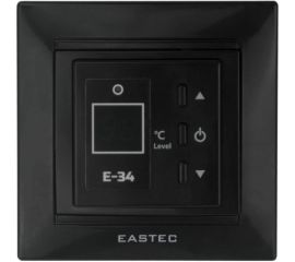Терморегулятор EASTEC E-34 черный (встраиваемый 3,5 кВт) E-34 black 