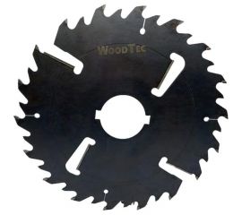 Пила дисковая 350x75x3.8/2.5 мм, Z(24+24)+4 Woodtec ИН 290425 