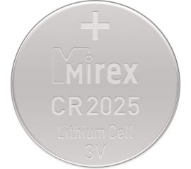 Литиевая батарея Mirex cr2025 3v 1 шт 23702-CR2025-E1 