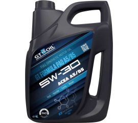 Моторное масло GT OIL GT Formula PAO A5/B5, SAE 5W-30, API SL/CF, 4 л 8809059409671 