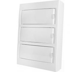 Настенный бокс STEKKER 36 модулей, белый, пластик, IP40, серия Standart (КНО- 49647 