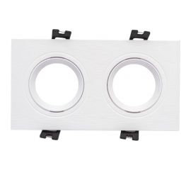 Встраиваемый декоративный светильник ЭРА KL922 WH MR16/GU5.3 белый, пластиковый Б0054375 