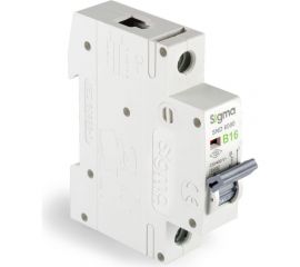 Автоматический выключатель Sigma Elektrik 1P B 16A 6kA 6SM116B 