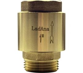 Обратный клапан подпружиненный с латунным сердечником LadAna 1" 100605014 