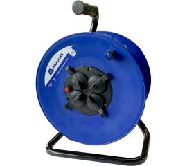 Удлинитель на катушке АТЛАНТ ПВС 4000 Вт 40м IP44, с термозащитой (с заземлением) 80107 