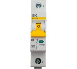 Автоматический выключатель IEK ВА47-60M 1Р 1А 6кА B MVA31-1-001-B 