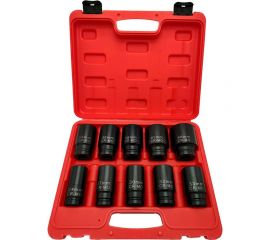 Набор ударных головок 6-гранных, 3/4""DR, 10 предметов, 24-46 мм Rotake RT-019K 