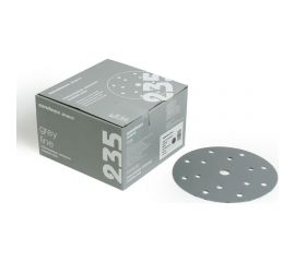 Диск шлифовальный на пленочной основе 328 Purple Zirconia Р40, 225 мм, 15 отверстия, 50 шт SANDWOX 235.150.040.15 